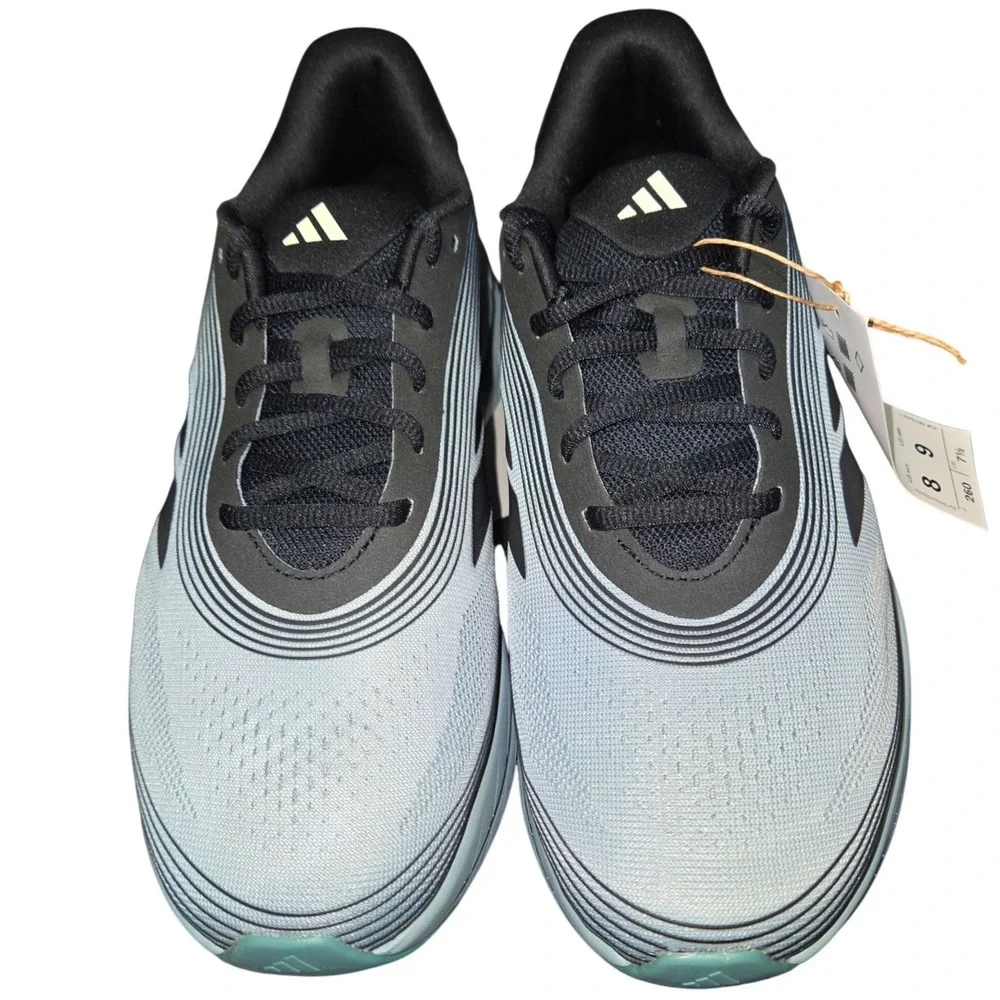 Adidas Adipure Shift Running Shoes Blue Grey Black Mens 8 Womens 9 NEW